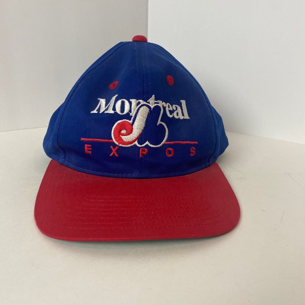 Vintage Montreal Expos MLB Baseball Snapback Hat